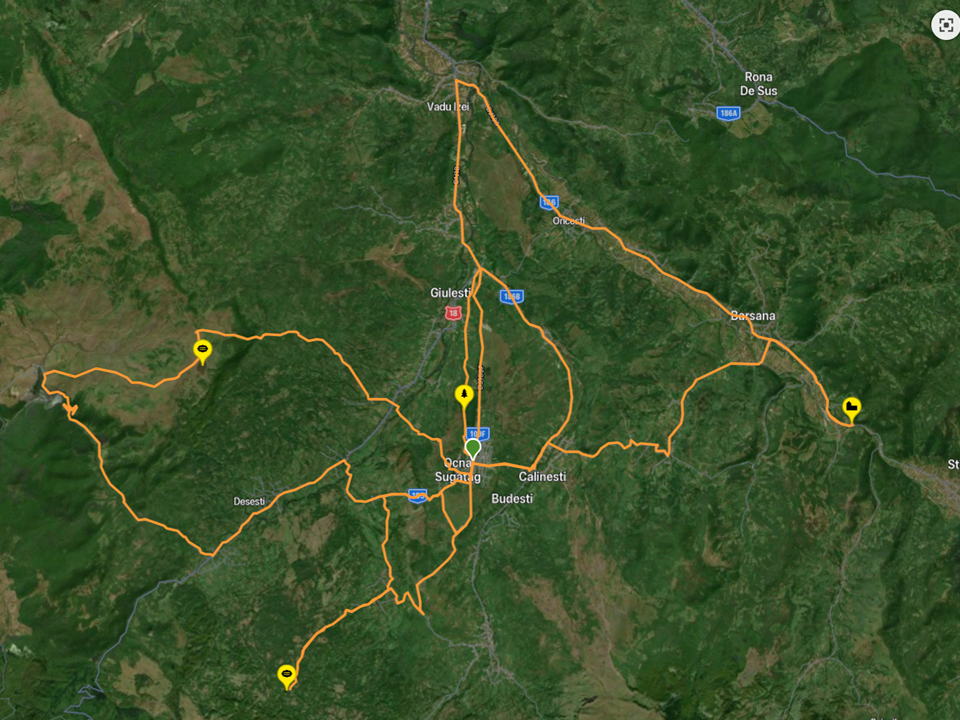 Cicloturism Ocna Șugatag.Satelite